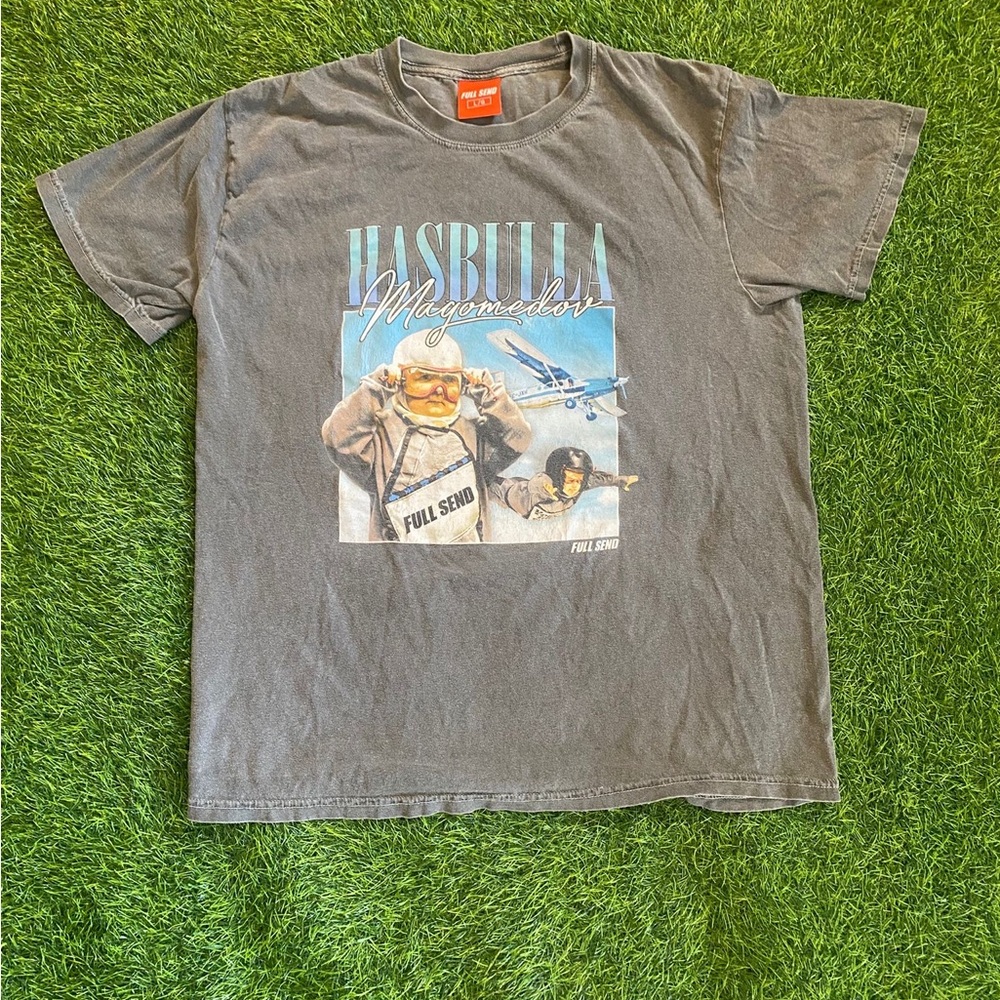 Nelk boys full send Hasbulla Magomedov t shirt size large